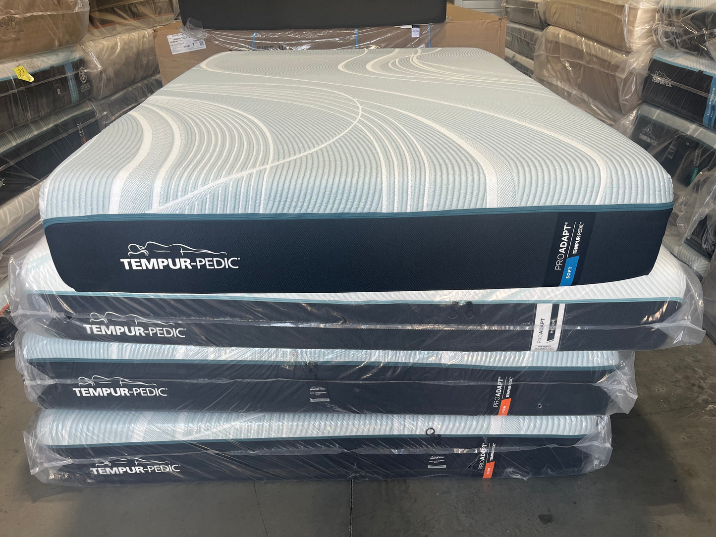 Tempur-Pedic ProAdapt Soft Queen Mattress and Metal Frame