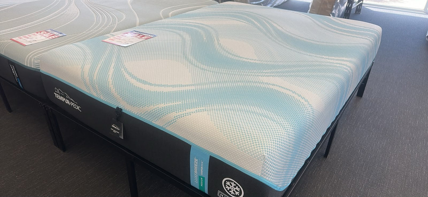 Tempur-Pedic LuxeBreeze Medium King + TEMPUR-Ergo Smart Base – ONLY $5,799!