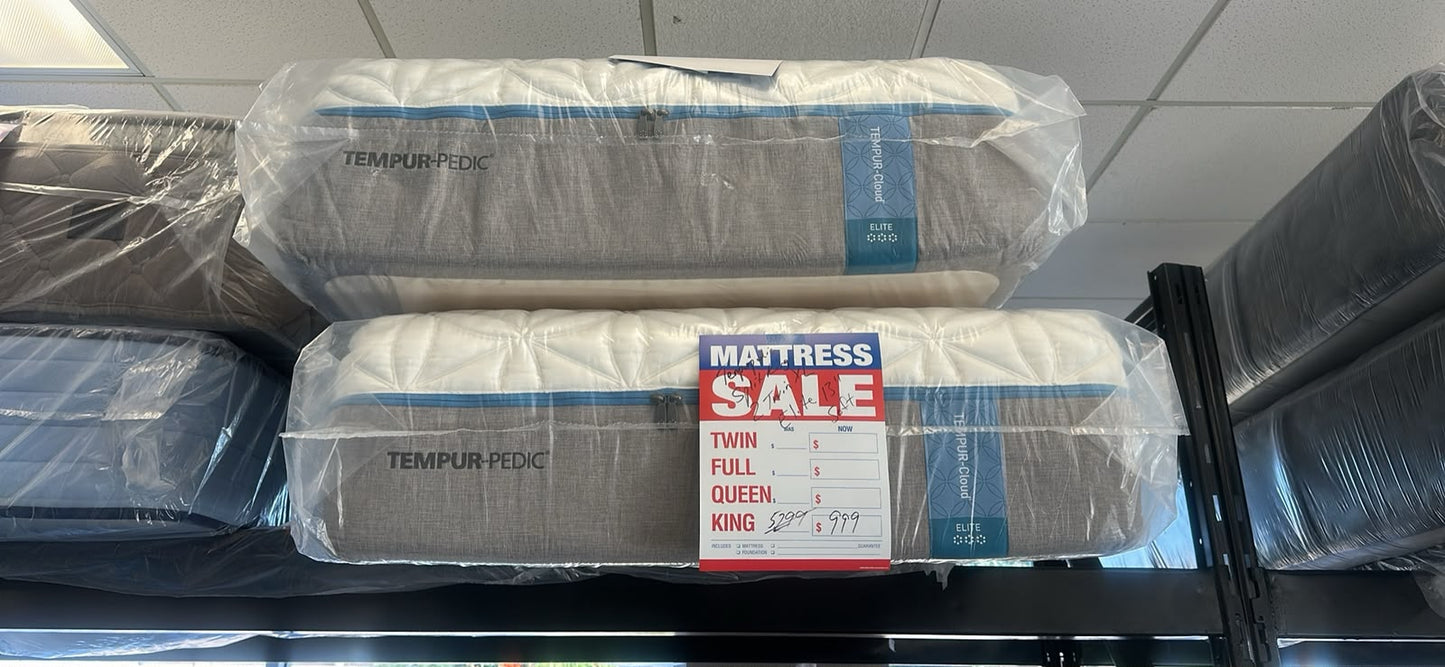 Tempur-Pedic TEMPUR-Cloud Elite Split King Mattress Set $1,799!!!