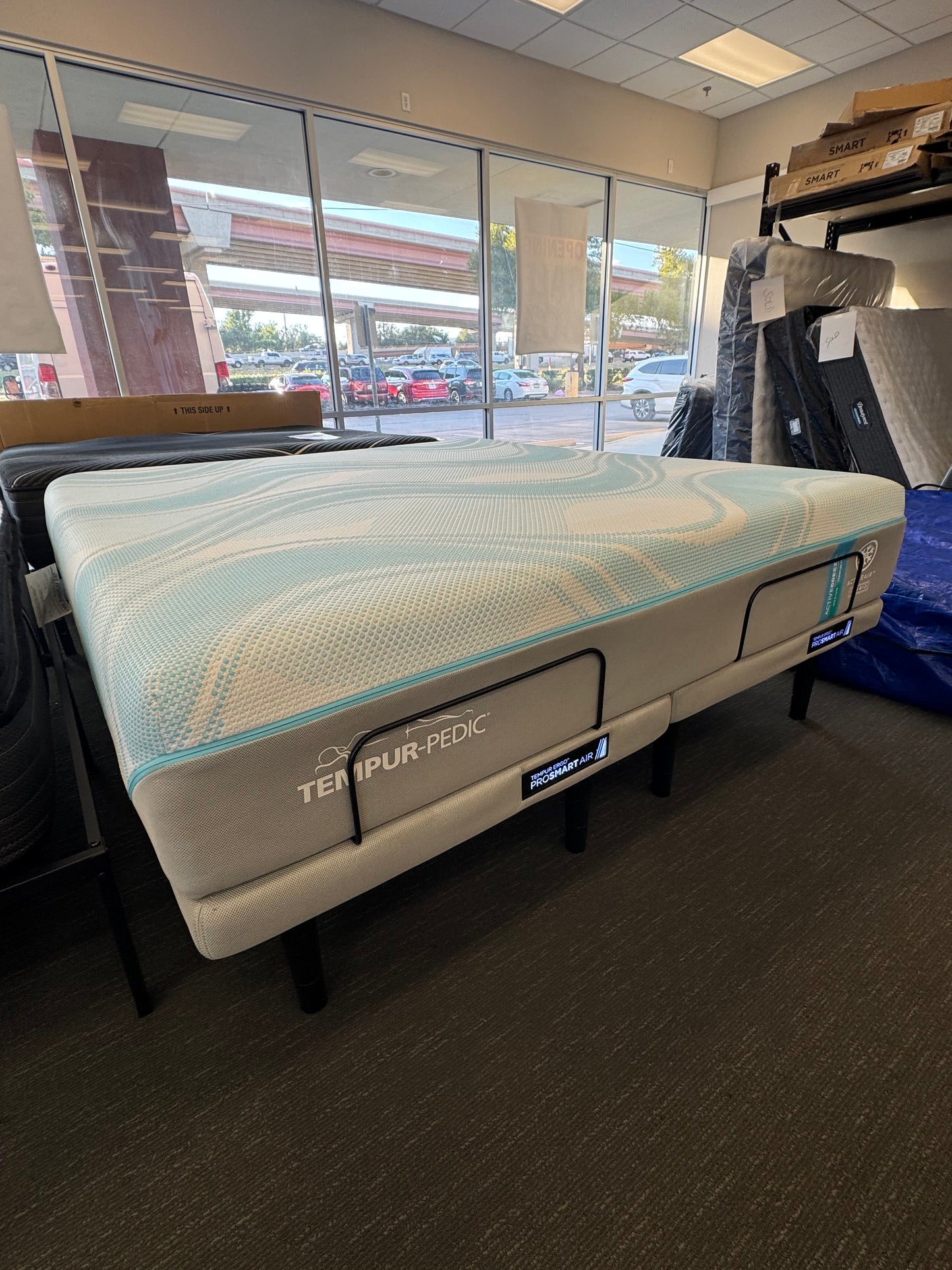 Tempurpedic ActiveBreeze Medium Hybrid KING Mattress + ProSmart Air Adjustable Base