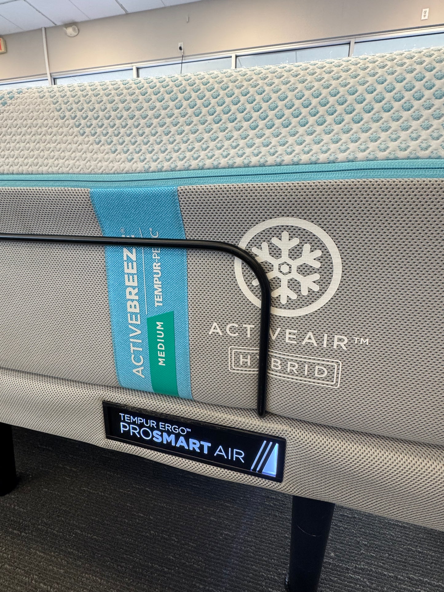 Tempurpedic ActiveBreeze Medium Hybrid KING Mattress + ProSmart Air Adjustable Base