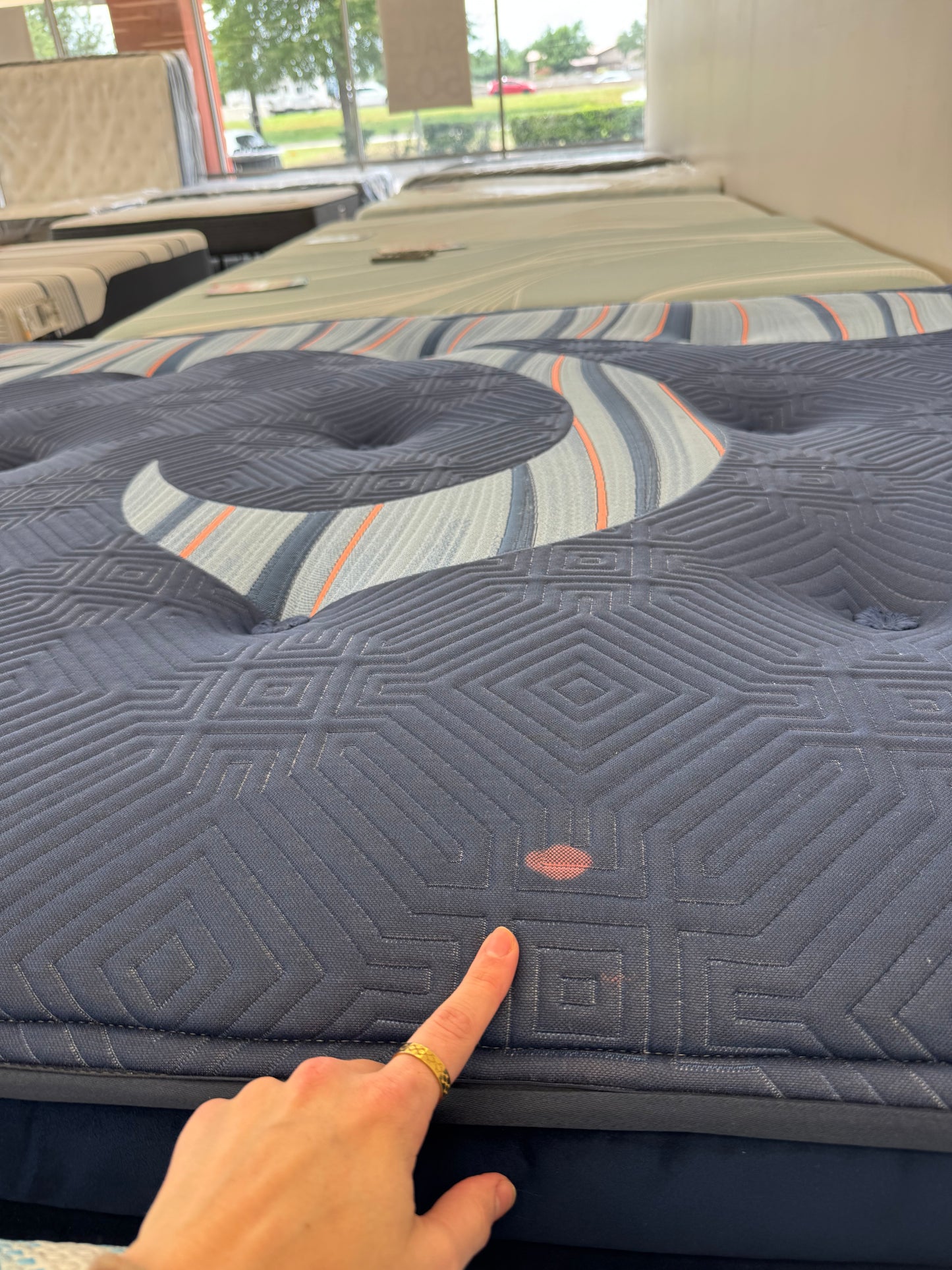 STEARNS & FOSTER Reserve Firm Pillow Top 17” Queen Mattress Retail price is  $5,499.00