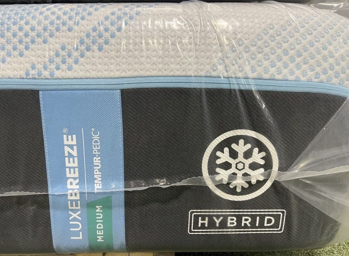 NEW TempurPedic LuxeBreeze 2.0 Medium Hybrid KING Mattress MSRP $10,200.00