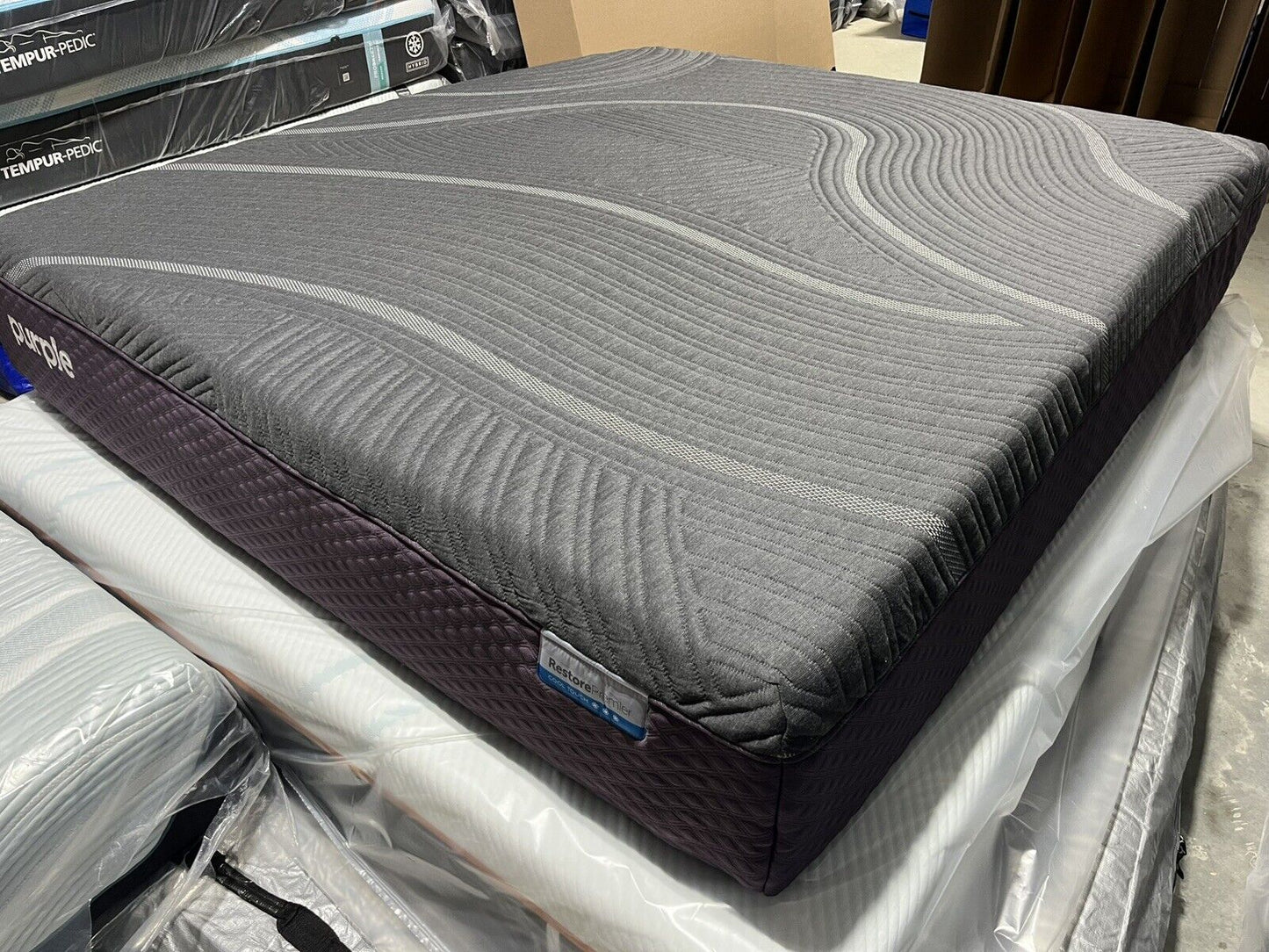 Purple Restore Premier Hybrid 🧊 COOL TOUCH 🧊 Cal-King Mattress Retail $4,595