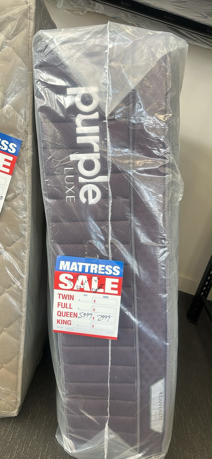Purple Rejuvenate 1.0 Queen Mattress – $3,699