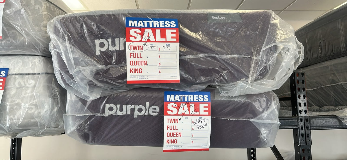Purple Restore Firm Split King Mattress Set – $1,599