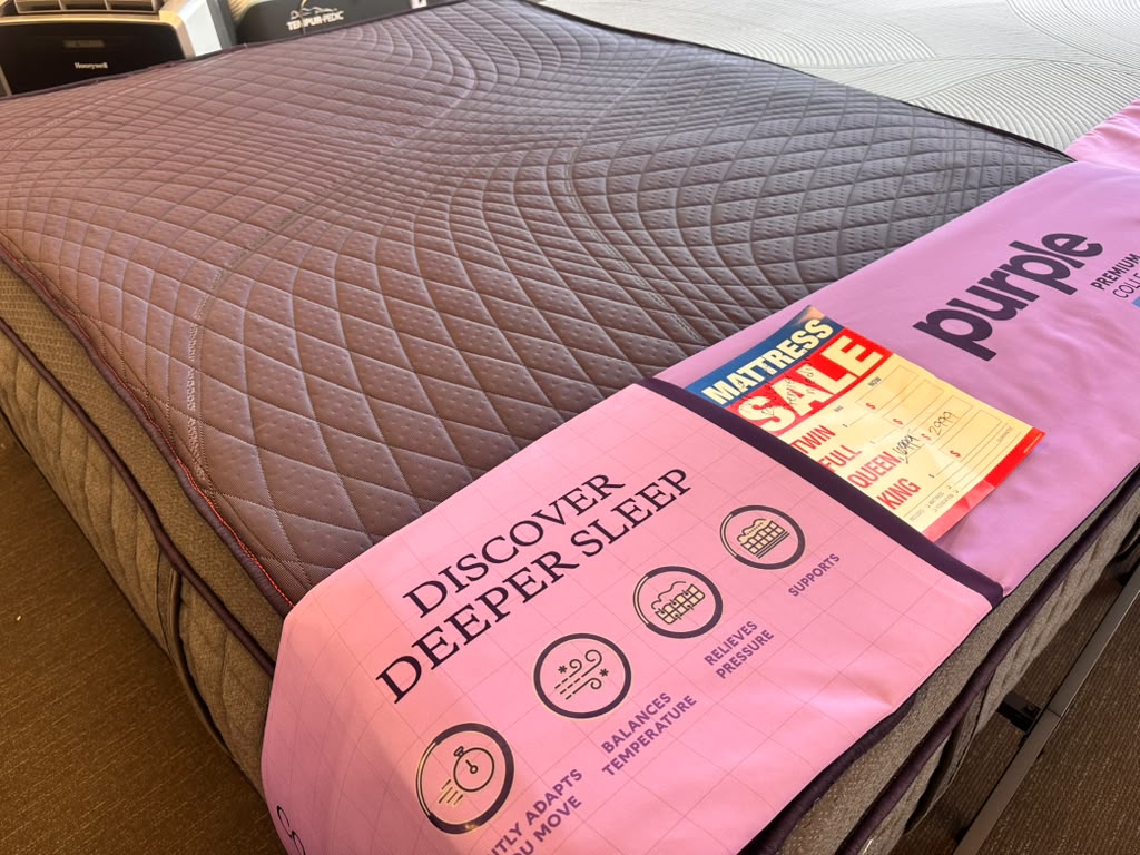 Queen Purple Rejuvenate + BT6500 Adjustable Base – Only $3,999!