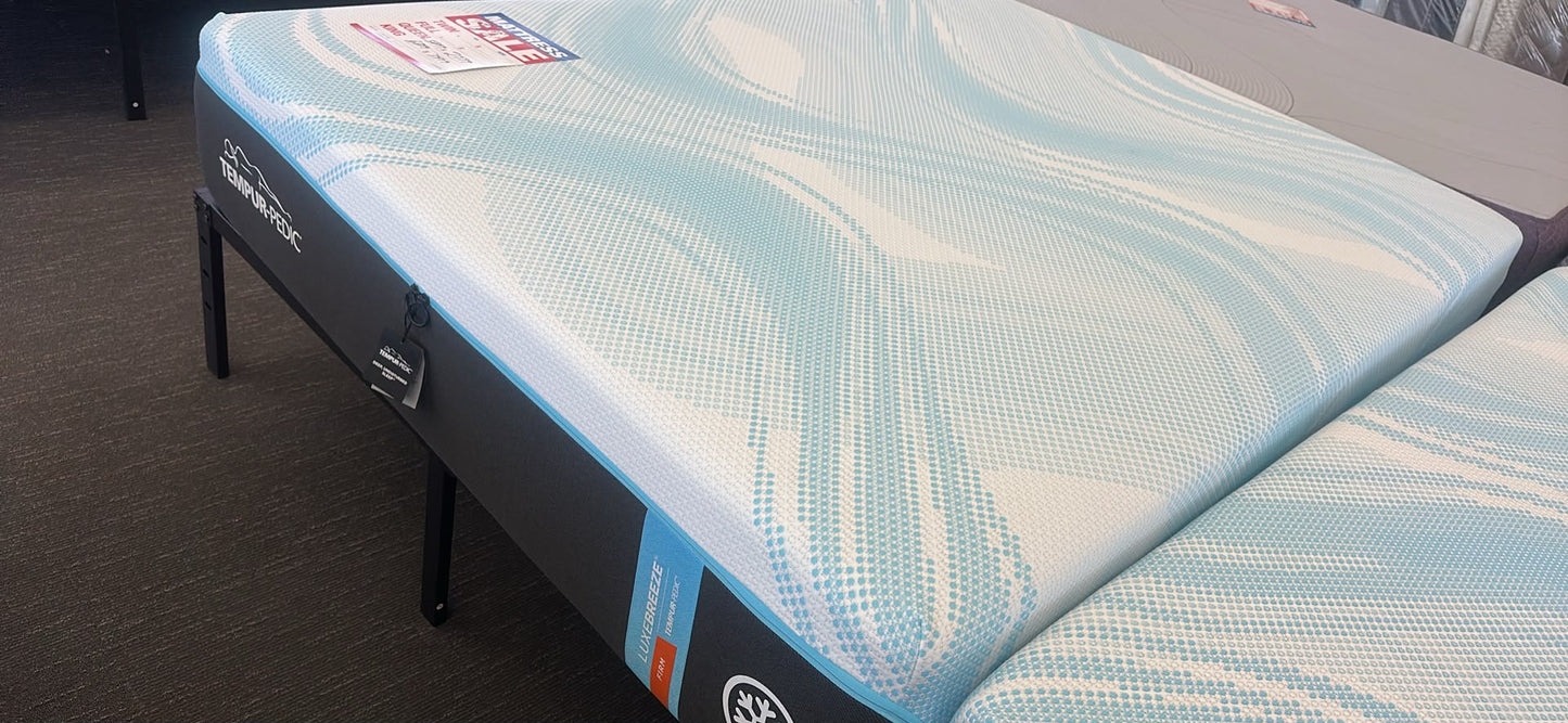 King Tempur-Pedic LuxeBreeze Firm + BTX5 Adjustable Base – $4,399