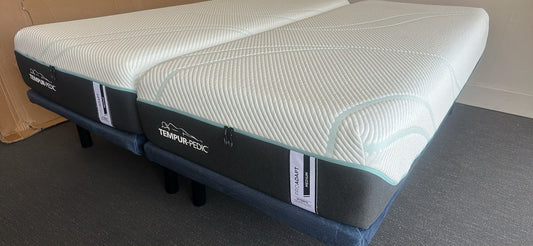 Split California King TEMPUR-ProAdapt Medium Hybrid + Adjustable Base – $1,999