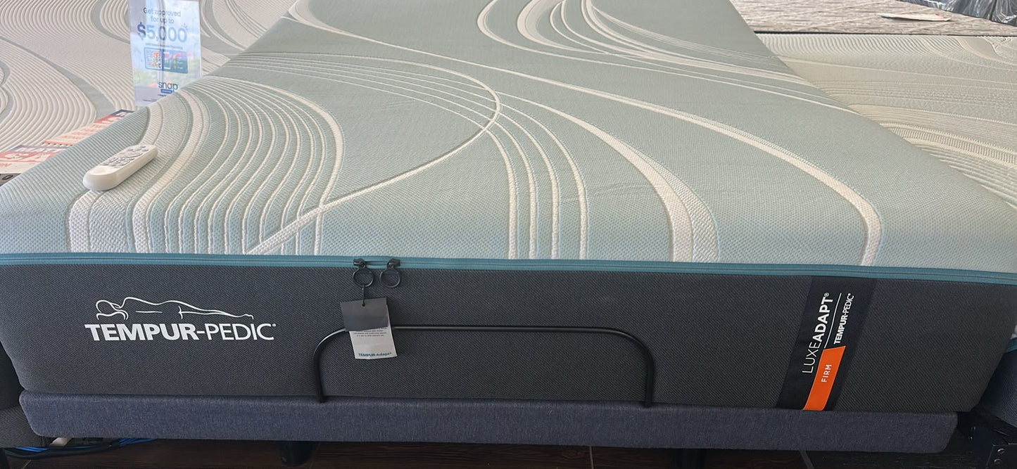 TEMPUR-Pedic LuxeAdapt Firm 2.0 Queen + BT6500 Adjustable Base – $3,999