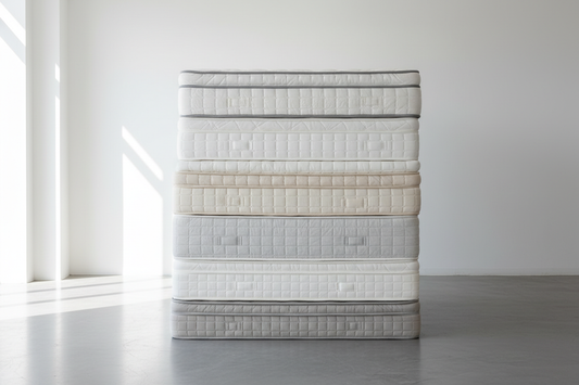 a stack of generic mattresses